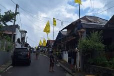 Ratusan Pendukung Djes Jo di Kota Tomohon Kibarkan Bendera Golkar