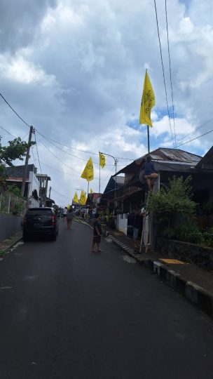 Ratusan Pendukung Djes Jo di Kota Tomohon Kibarkan Bendera Golkar