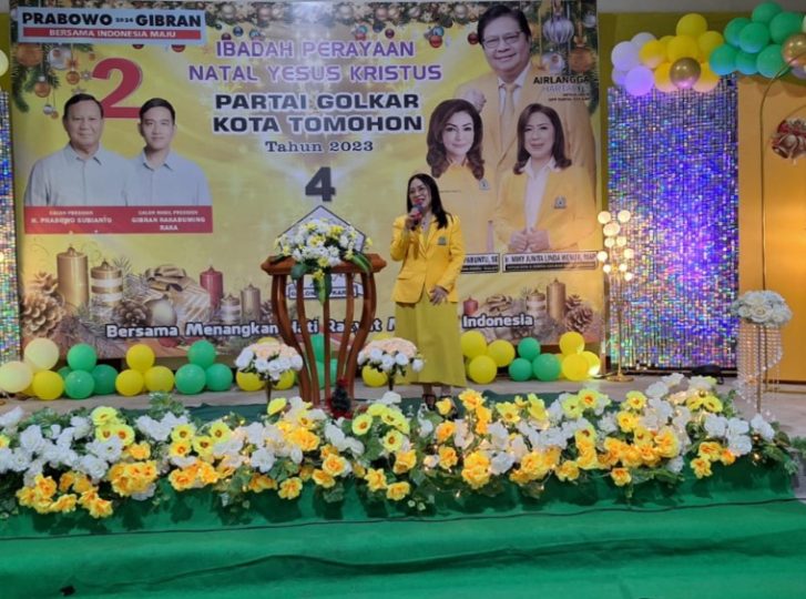 Ketua DPD II Golkar Kota Tomohon MJLW Kembali Mendorong Para Kader untuk Dukung Prabowo-Gibran di Pilpres 2024