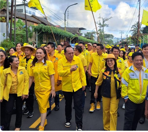 Menangkan Prabowo-Gibran & Rebut 7 Kursi DPRK, Golkar Tomohon Kans Usung Calon Walikota