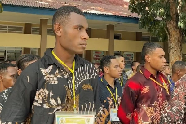 Rekrutmen Polri di Papua Menarik Daya Minat Orang Asli Papua Untuk Mengabdi Pada Bangsa Menjadi Anggota Polri