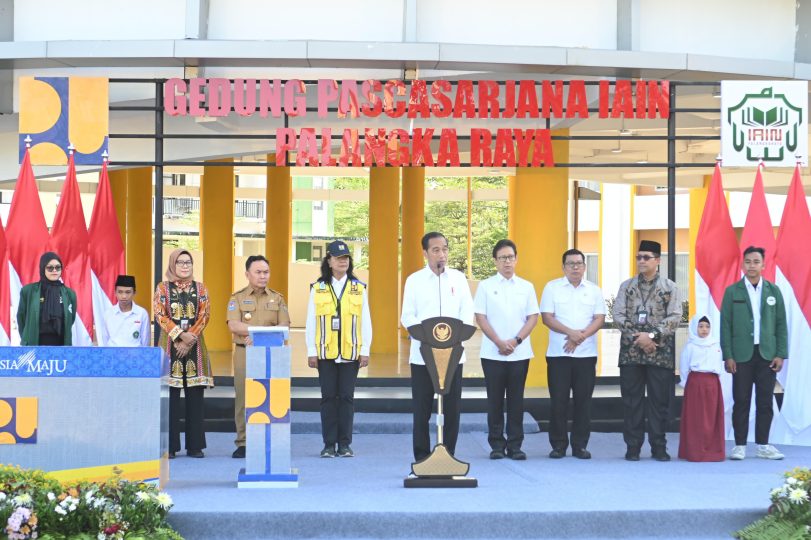 Presiden Jokowi Resmikan Sarana Pendidikan di Kalimantan Tengah, Kamis 27 Juni 2024 (foto setneg.go.id)