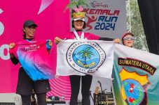 Polda Sulut Sukses Raih Juara 1 Kemala Run 5K Kategori Polwan Master Usia 40+