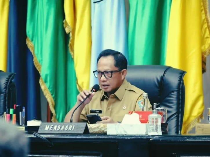 Menteri Dalam Negeri Tito Karnavian mengapresiasi tinggi kinerja Polri dalam peringatan Hari Bhayangkara ke-78 tahun 2024, (28/06/2024)