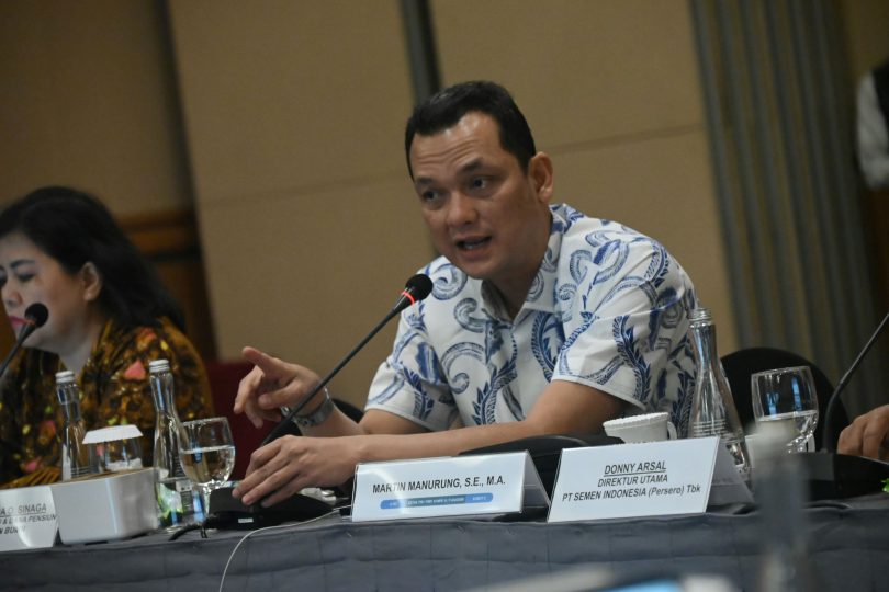 SIG dapat berkolaborasi dengan pemerintah ataupun proyek-proyek BUMN untuk menggunakan produk semen hijau tersebut, Jumat 5 juli 2024 (foto dpr.go.id)