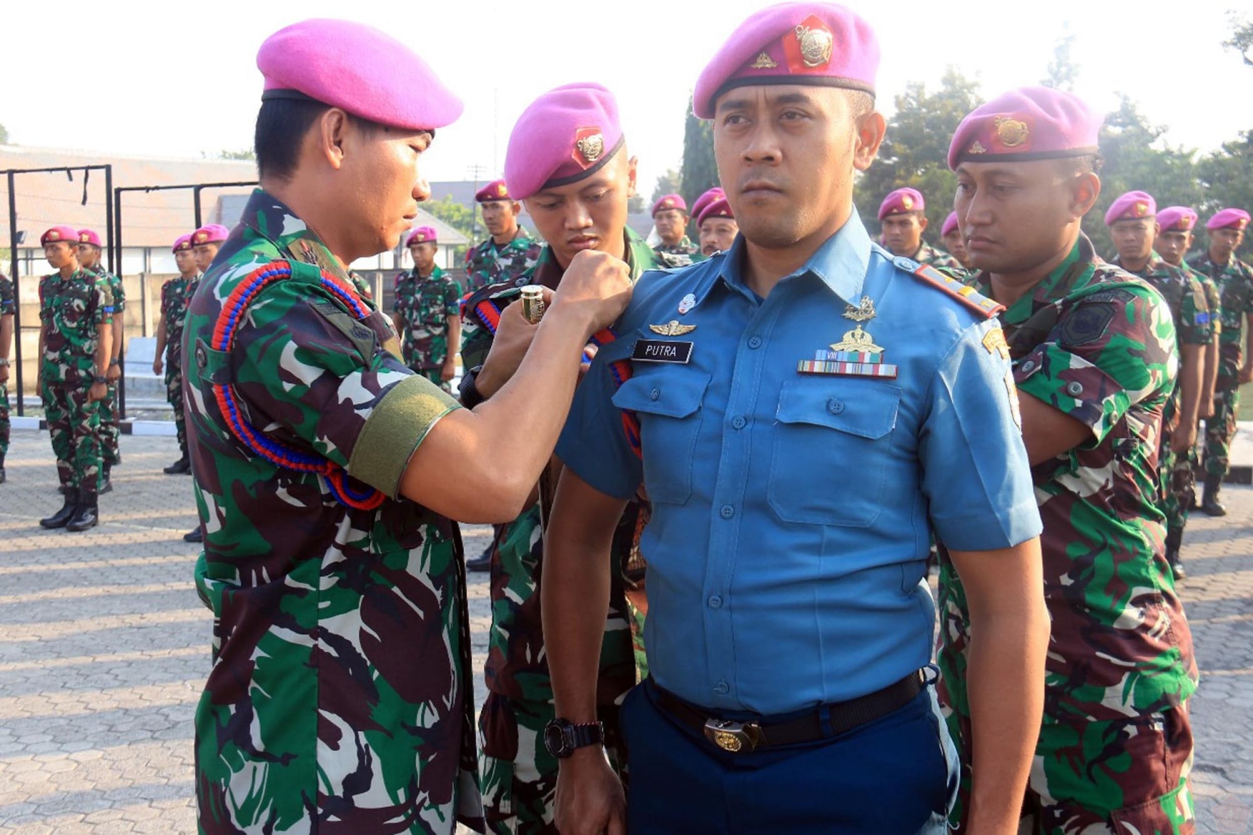 Apel Khusus bertempat di Lapangan Apel Kuru Setra Yontaifib 2 Mar Kesatrian Marinir Sutedi Senaputra, Karangpilang, Surabaya. (29/07/2024)