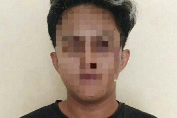 Terduga pelaku yang diringkus oleh Polisi (foto istimewa).