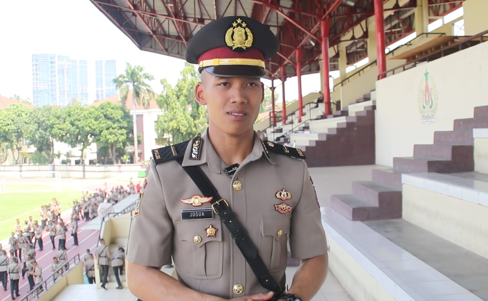 Michael Darmawan Cahyadi Josua, Dilantik Jadi Perwira Remaja Polri (16/7/2024)