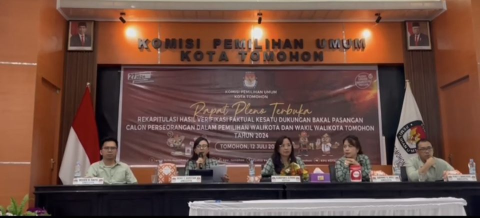 Pasangan bakal calon perseorangan Wali Kota dan Wakil Wali Kota Tomohon, Wenny Lumentut dan Michael Mait (WLMM), resmi dinyatakan memenuhi syarat verifikasi faktual pertama.