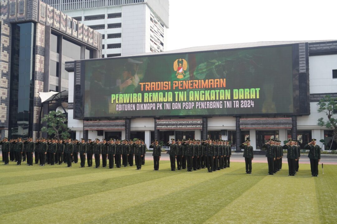 Sebanyak 568 Perwira Remaja (Paja) lulusan tahun 2024 terdiri dari 417 lulusan Akademi Militer (Akmil), 141 lulusan Sekolah Perwira Prajurit Karier (Sepa PK), 10 lulusan Prajurit Sukarela Dinas Pendek (PSDP) Markas Besar Angkatan Darat (Mabesad), Jakarta (22/7/2024)