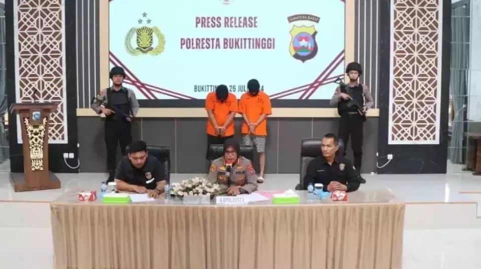 Kapolresta Bukittinggi, Kombes. Pol. Yessi Kurniati saat dikonfirmasi awak media (26/7/24)