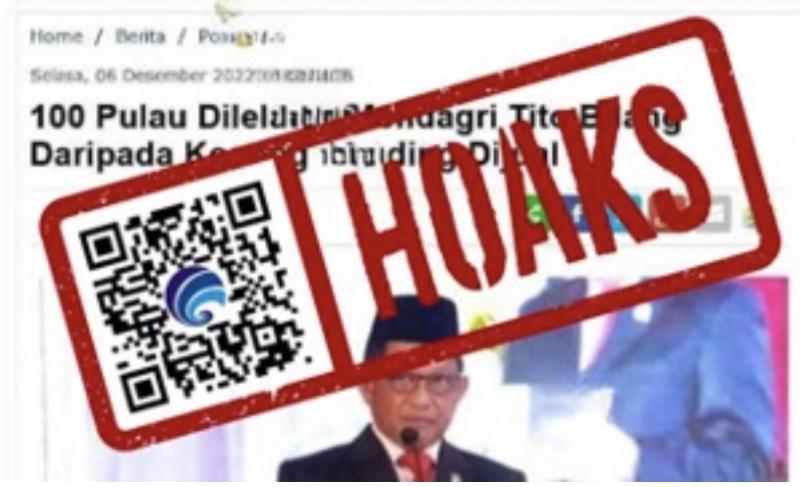 Fakta yang diungkap oleh turnbackhoax.id, lelang ini bukan untuk menjual kepemilikan pulau-pulau tersebut, melainkan untuk mencari investor guna mengembangkan pariwisata di Kepulauan Widi melalui model lelang, Senin 1 juli 2024 (foto kominfo.go.id)