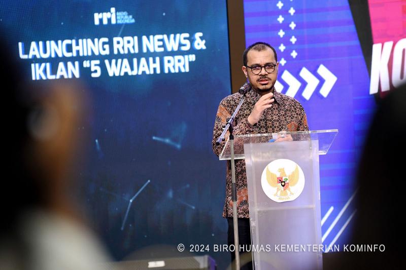 Wakil Menteri Komunikasi dan Informatika Nezar Patria mendukung Transformasi layanan LPP RRI (26/7/24)