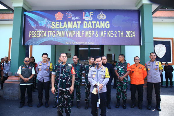 Divhumas dan Kabidhumas lakukan sosialisasi kepada masyarakat bertempat di GOR Yudomo, Denpasar, Bali, pada Jumat (30/8/2024)