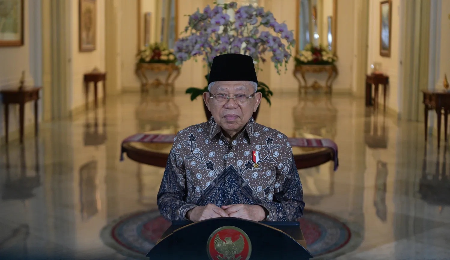 Penyampaian Wakil Presiden (Wapres) K.H. Ma’ruf dalam rangka memperingati Hari Kemerdekaan Indonesia ke-79 di Jakarta, Sabtu (17/08/2024)