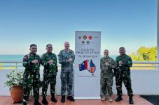 Latihan Gabungan Bersama Terpadu (Latgabmapad) Bhakti Kanyini AusIndo 2024 (Ex BKA 24) secara resmi dibuka oleh Mrs. Marc Monagan dari Legislative Assembly di The Parliament House, Darwin, Australia, Senin, (12/8/2024)