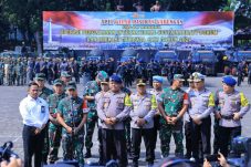 Pasukan Gabungan di Mabes TNI Cilangkap, Jakarta Timur, Senin (2/9/24)