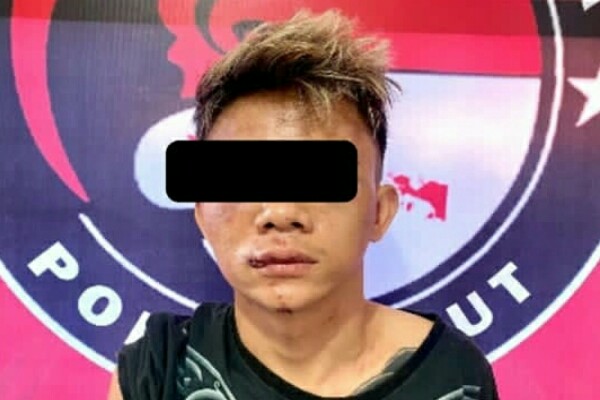 Pelaku berinisial JP (22) asal Kelurahan Titiwungan Utara, Kota Manado