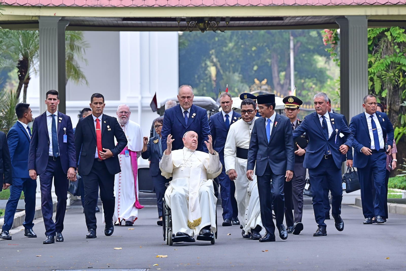 Kunjungan Kenegaraan Sri Paus Fransiskus di Istana Merdeka (foto dok)