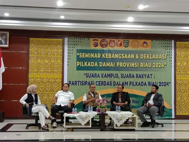 Badan Eksekutif Mahasiswa Universitas Islam Riau menggelar Seminar Kebangsaan dan Deklarasi Pilkada Damai, (Foto dok)