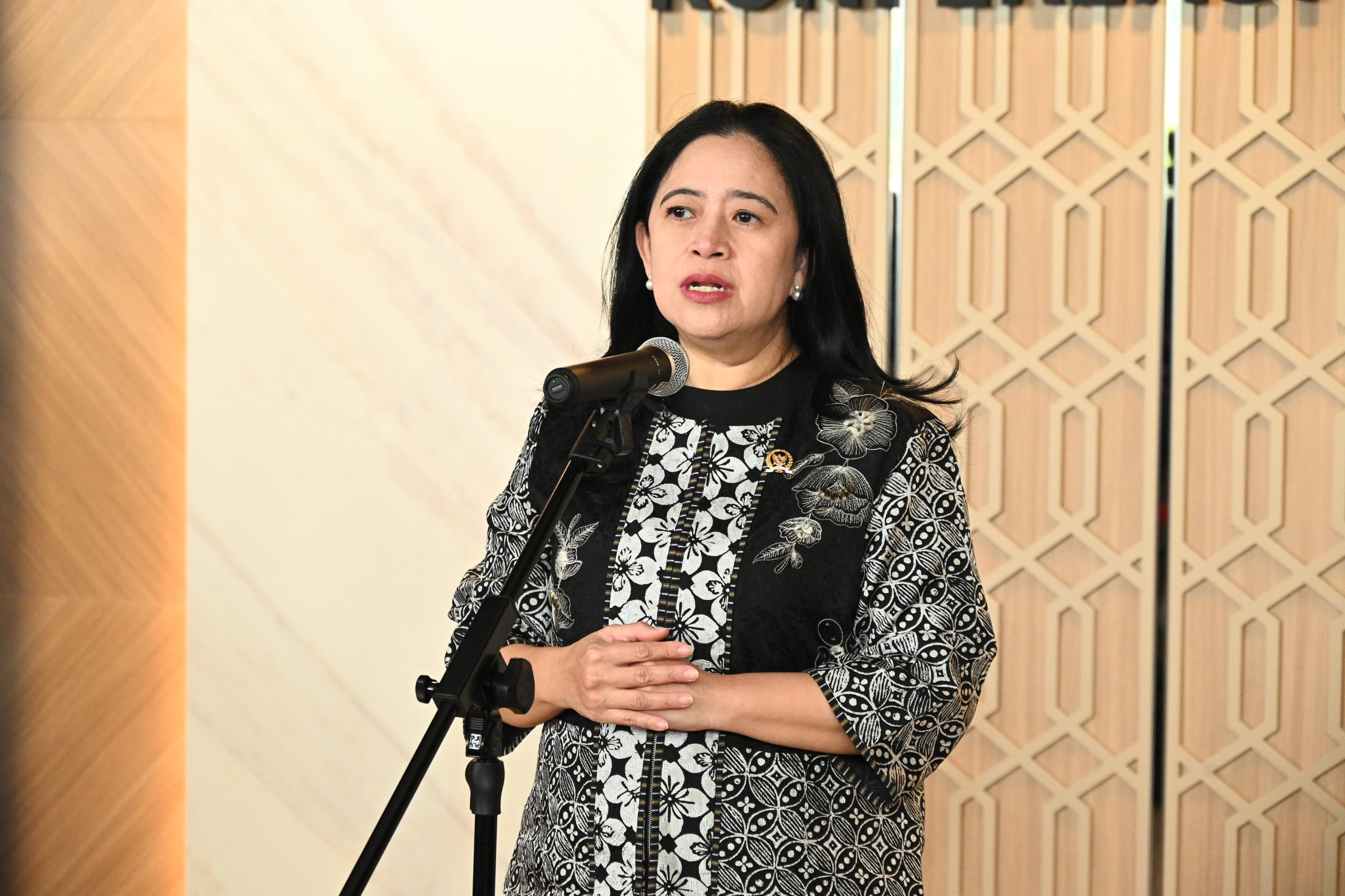 Ketua DPR RI Puan Maharani, saat membuka kegiatan IAPF, yang akan berlangsung di Bali pada 31 Agustus hingga 2 September 2024