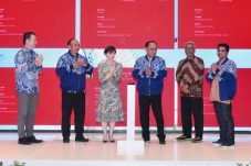 Peresmian sistem EWS dan sistem DPIS di Kuta, Bali, pada Senin (23/09/2024)