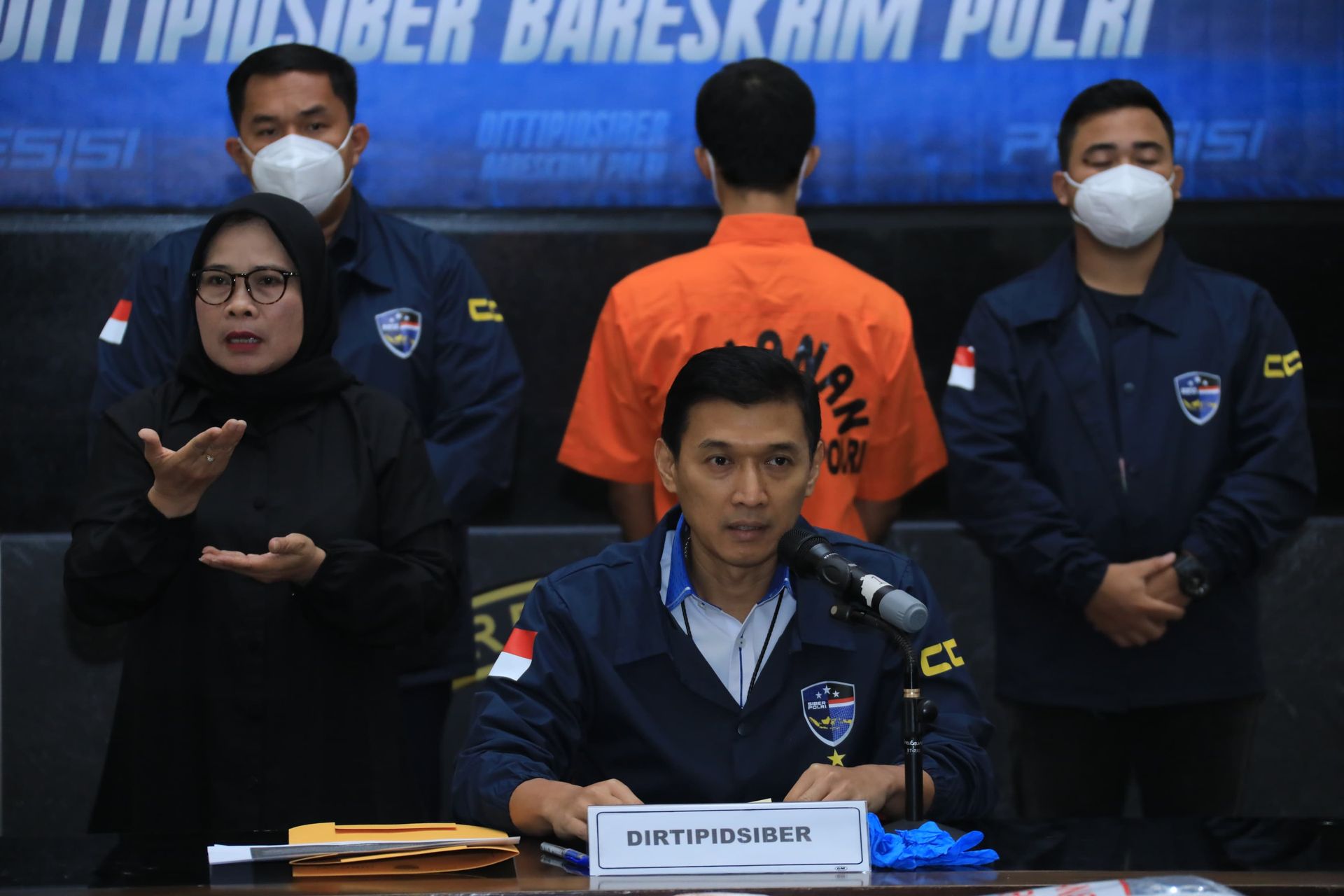 Konferensi pers di Mabes Polri, Selasa (24/9/2024)