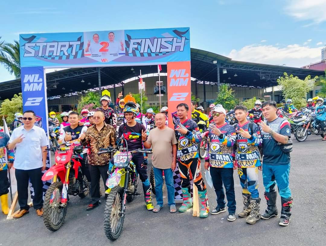 Ratusan Rider Trail Taklukkan Medan Tomohon dalam “Bakupangge Lokal Adventure”