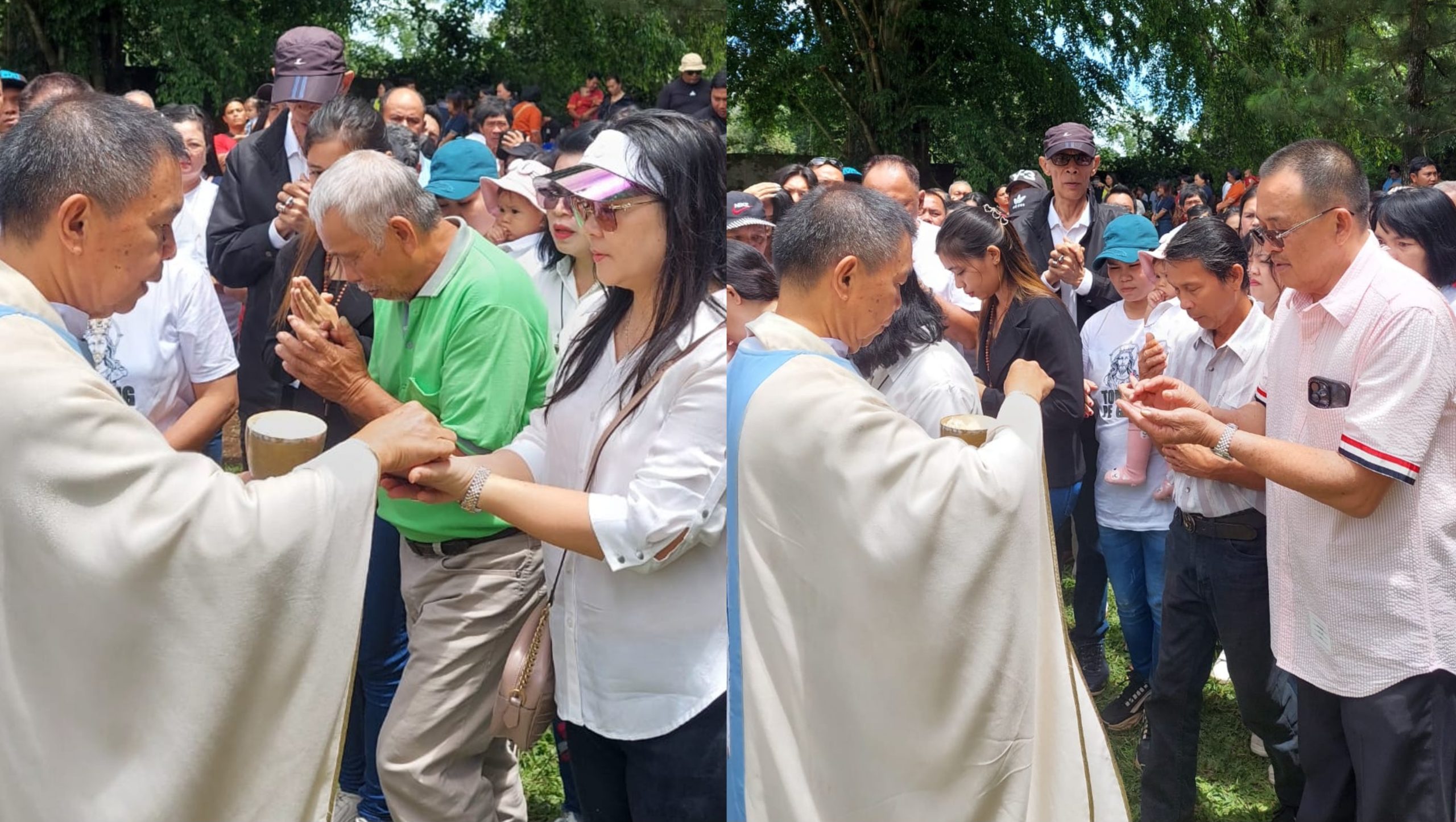 Wenny Lumentut dan Istri Hadiri Ziarah Kevikepan Tomohon, Sumbang Rp 100 Juta untuk Seminari Kakaskasen