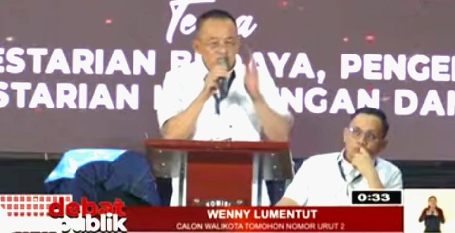 Debat Publik Kedua Pilkada Tomohon 2024, WLMM Ungkap Solusi Konkret untuk Ketahanan Sosial dan Lingkungan