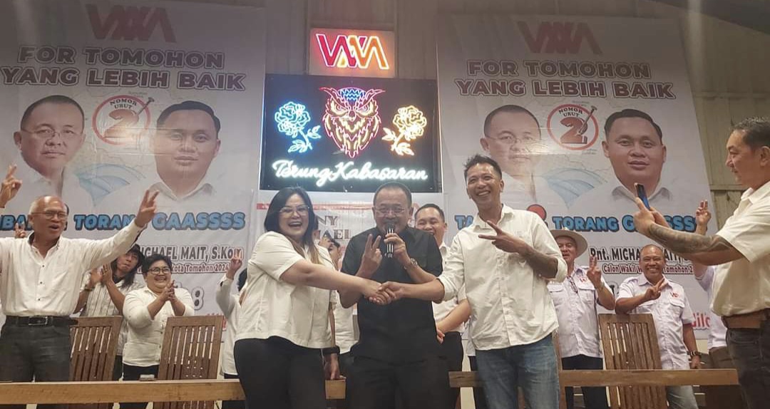 Syerly Adelyn Sompotan Resmi Dukung WLMM, Siap Menangkan Pilkada Tomohon 2024