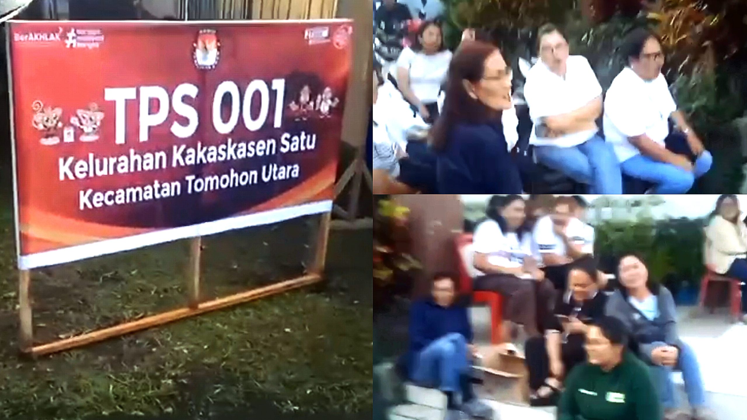 Emak-emak di TPS Kakaskasen Satu Teriak “Bongkar Basis” dan “300,” Apa Maksudnya?