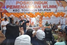 Andy Sengkey Bakar Semangat Pendukung Menangkan WLMM di Pilkada Tomohon