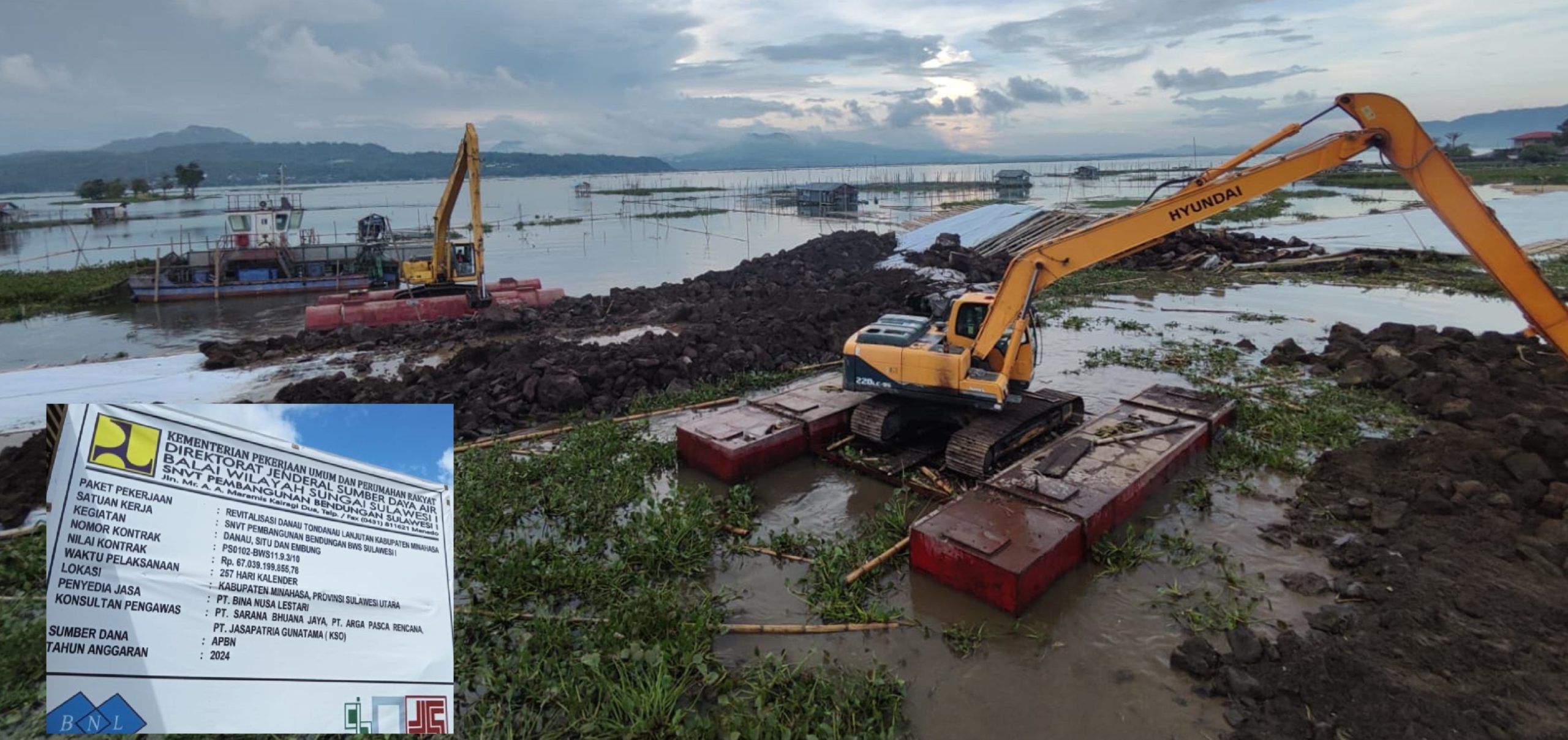 Diduga Bermasalah, Kapolda Sulut Diminta Bongkar Dugaan Kecurangan PT BNL di Proyek Revitalisasi Danau Tondano