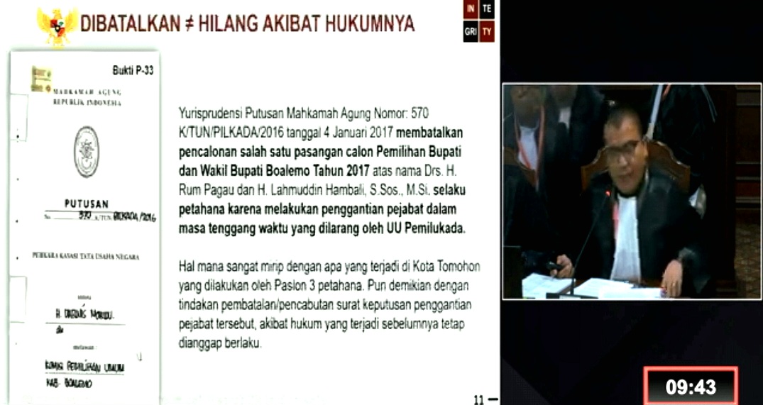 Kuasa Hukum Wenny-Michael Yakin MK Akan Batalkan Kemenangan Caroll-Sendy di Pilkada Tomohon