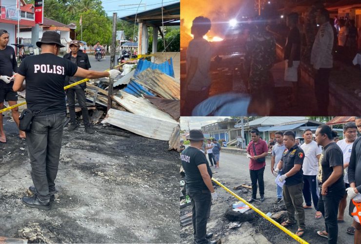 Kebakaran Hebat Melanda Keluarga Lalompoh – Sondak di Talaud, Kerugian Diperkirakan Capai Rp 1 Miliar