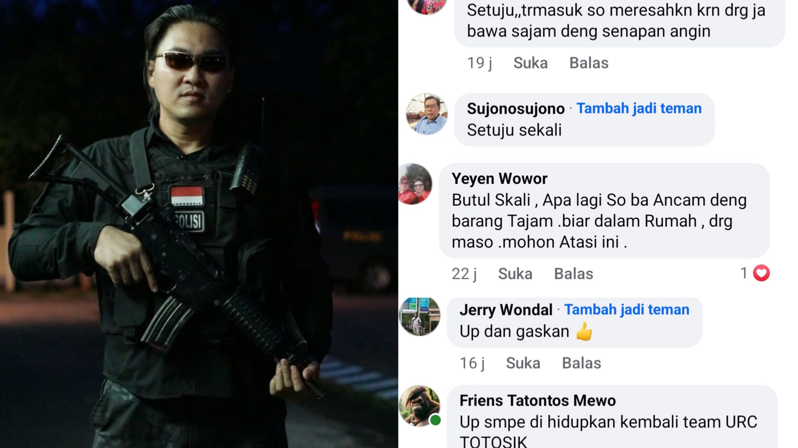 Warga Tomohon Desak Kapolres Hidupkan Kembali Tim URC Totosik, Sosok Aipda Yanny Watung Dirindukan