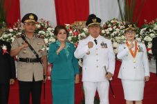 Kapolres Hadiri Pidato Perdana Bupati Minahasa, Tegaskan Sinergi Forkopimda