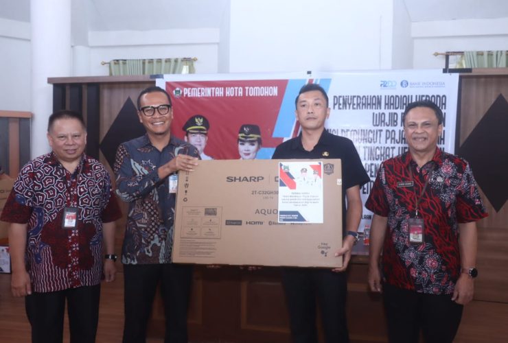 Insentif Pajak Digital Diserahkan, Pemkot Tomohon Apresiasi Kepatuhan dan Kontribusi Wajib Pajak