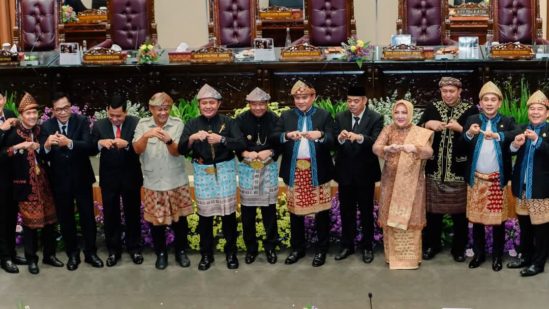Bupati Musi Rawas Hj Ratna Machmud, Hadiri Puncak Acara Hari Jadi Provinsi Sumatra Selatan ke-79 tahun 2025.
