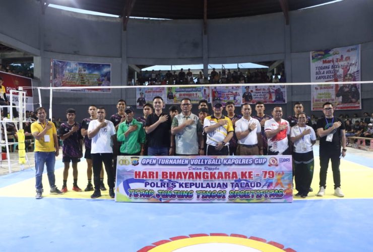 Meriah dan Penuh Semangat, Kapolres Cup Talaud 2025 Resmi Dibuka: Polres Tundukkan Pengadilan di Laga Perdana