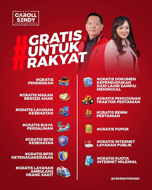 Janji Manis CS-SR Dinanti Warga Tomohon: Gratis Kesehatan, Pendidikan, hingga Internet — Harapan Besar atau Sekadar Janji Politik?
