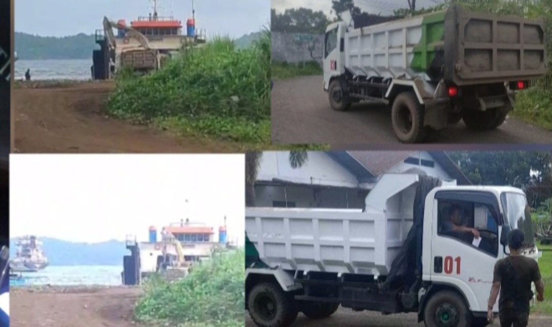 Muatan Pasir Pakai Kapal LCT Tuai Sorotan, Pengelola: “Untuk Warga Lembeh, Ferry Tidak Jalan”