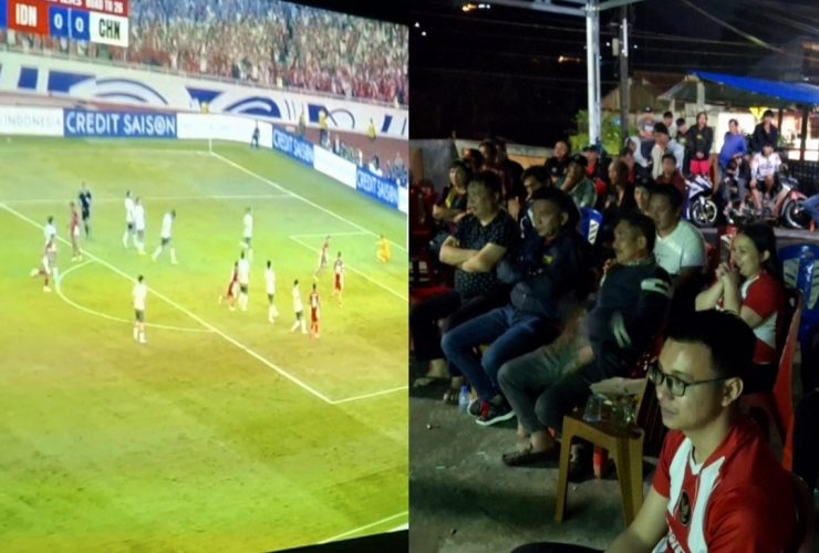 Dukung Timnas, Melisa Gerungan Nobar Bersama Ratusan Masyarakat