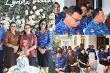 Syukur dan Haru Warnai Ulang Tahun Sekda Minahasa Lynda Watania