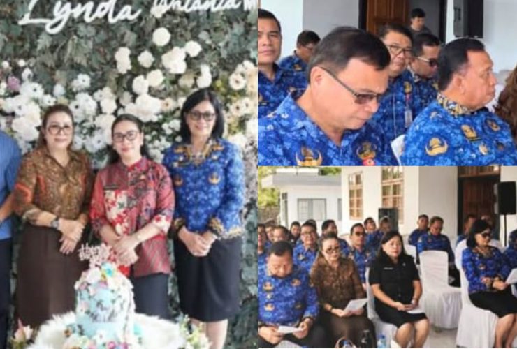 Syukur dan Haru Warnai Ulang Tahun Sekda Minahasa Lynda Watania
