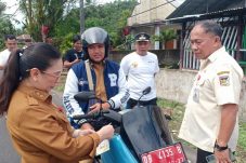 Razia Kendaraan di Langowan, Wabup Vanda Turun Gunung