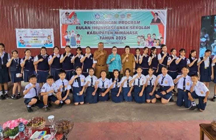 Perangi Penyakit Sejak Sekolah! TP-PKK Minahasa dan Dinkes Luncurkan BIAS 2025
