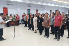 Bupati RD Lantik Tim GENTING, Minahasa Perkuat Gerakan Cegah Stunting