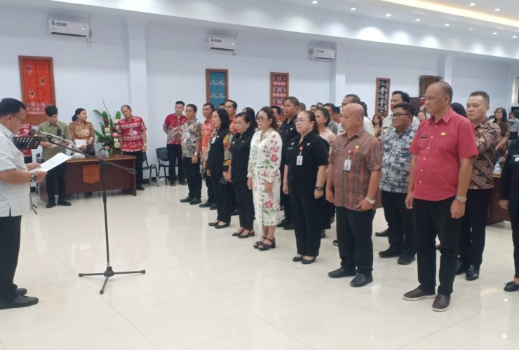 Bupati RD Lantik Tim GENTING, Minahasa Perkuat Gerakan Cegah Stunting